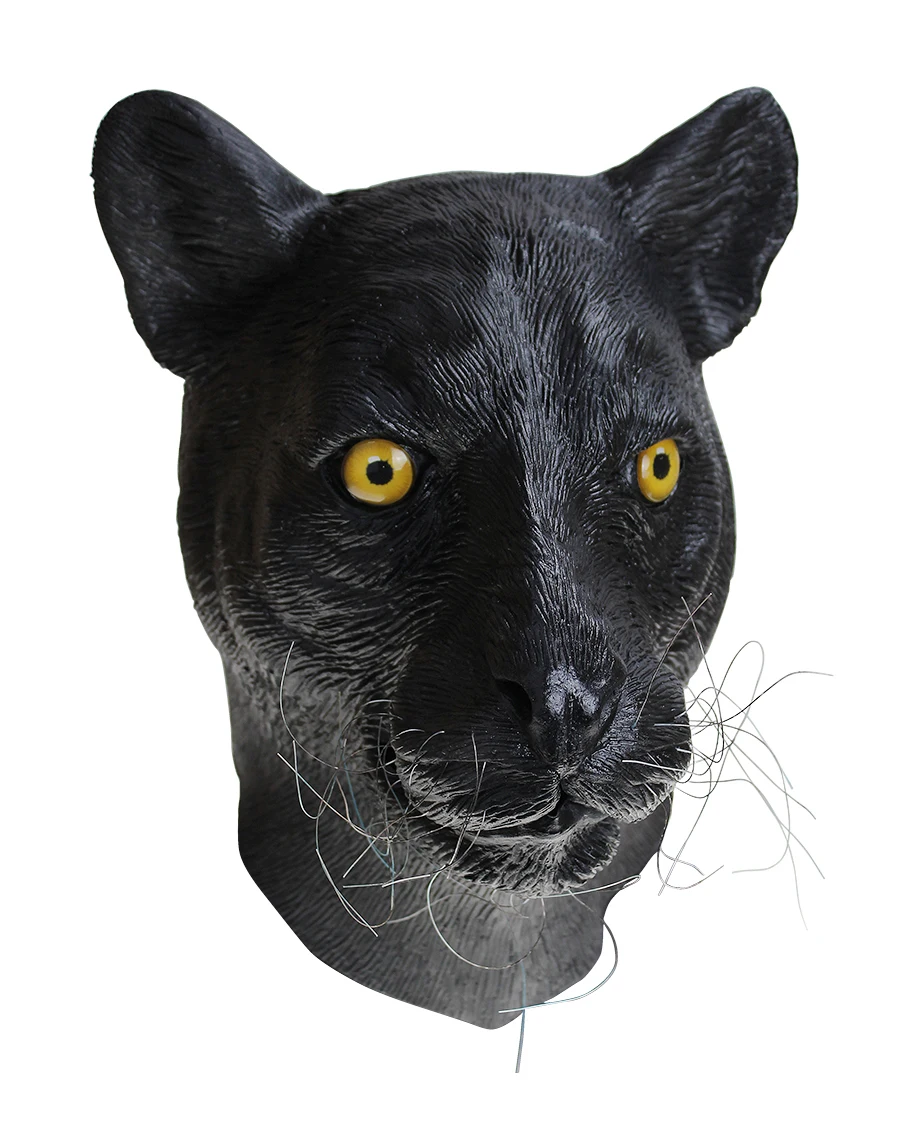 Halloween Cosplay Black Panther Mask for Halloween Party Animal Full Head Mask Eco friendly
