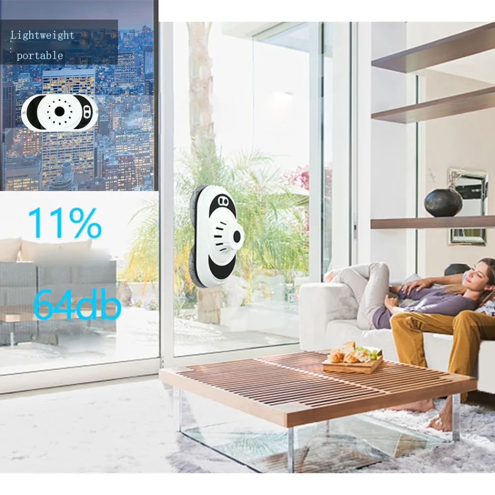

Practical Design Window Cleaning Robot 100-240V Household Use Anti-Falling High Suction Intelligent Window Cleaner Robot Machine