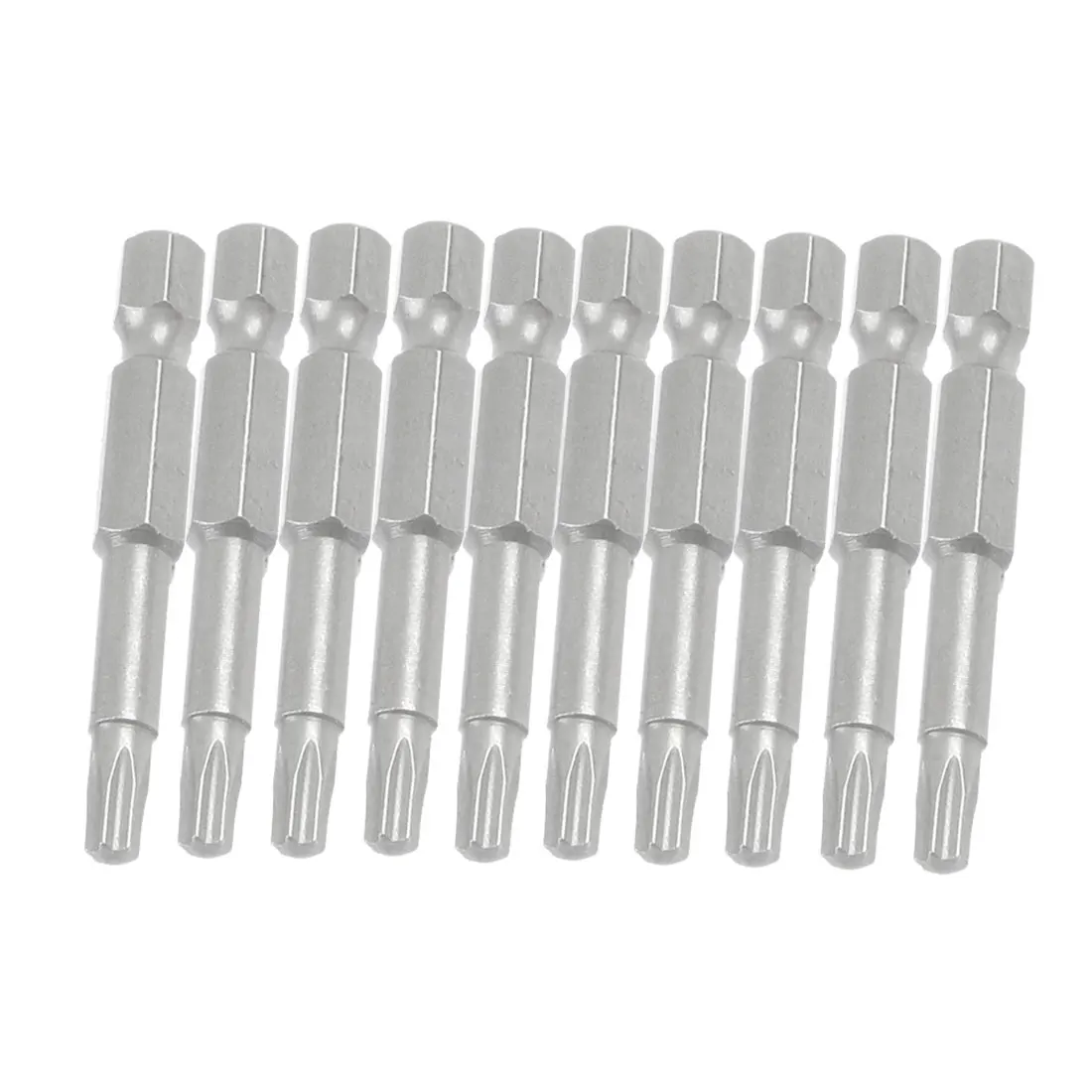 

UXCELL 10 Pcs 1/4" Hexagon Shank 4Mm T20 Magnetic Tip Torx Screwdriver Bits Screwdriver Torx For Broken Phillips Screwdriver Bit