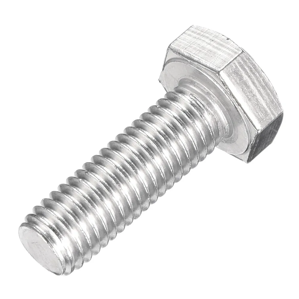 

UXCELL 1 PCS Bolt M10 Thread 30/40/50mm 304 Stainless Steel Hex Head Left Hand Screw Bolts Fastener For Ship Assembly Bolt