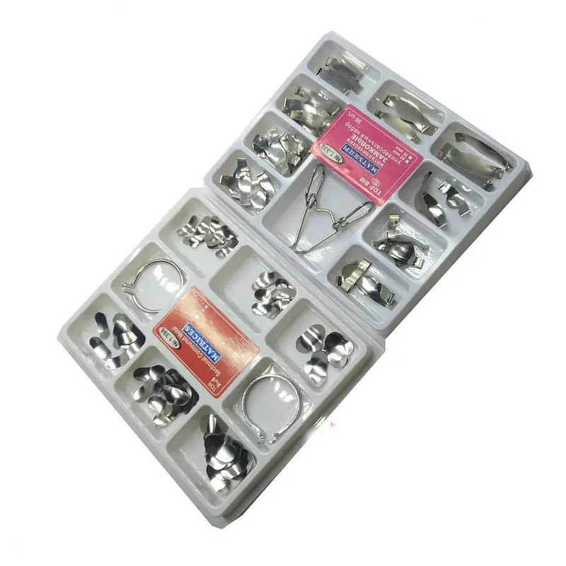 Стоматологическая матрица с пружинным зажимом No.1.330 секционные Контурные металлические матрицы полный комплект зубы Замена дентсит инструменты