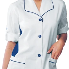 Рабочие Рубашки с белыми и синими вставками