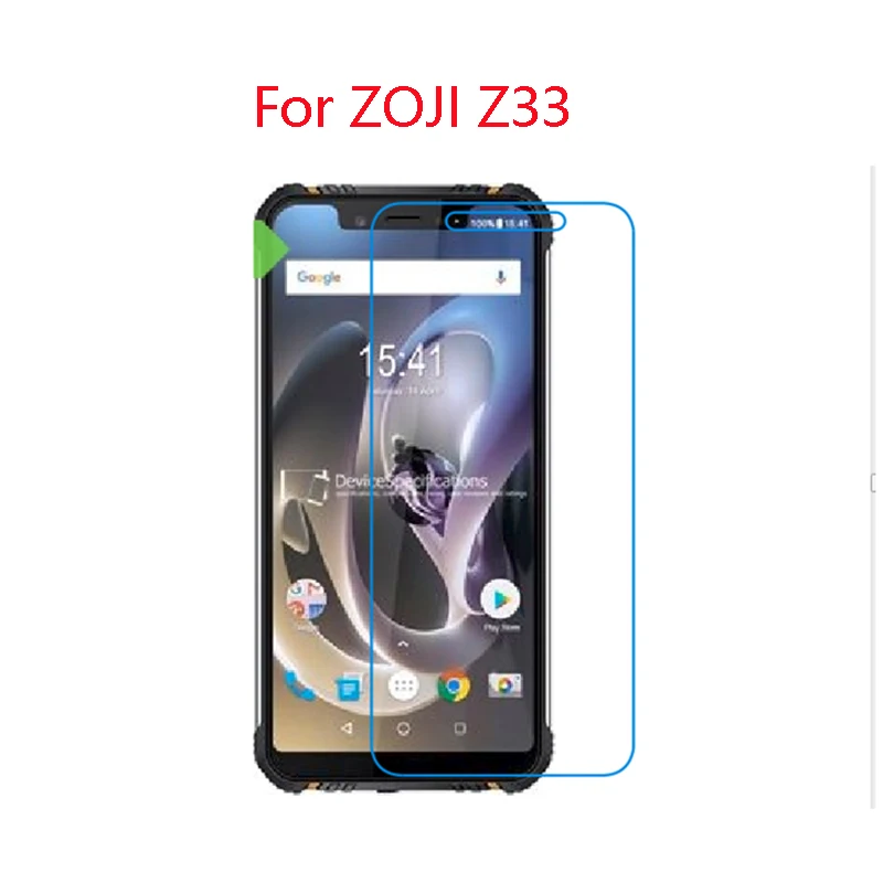 2-Pack) 9H гибкий стеклянный протектор экрана для HOMTOM ZOJI S12, Z9, 11,8, 33, S99i, HT70, 26,16, 10,8, 6,3 - Цвет: For ZOJI Z33