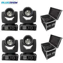 Без налога на заказ по воздуху 4 светильник s с Чехол, луч движущаяся голова светодиодный светильник 230 Вт Osram 7R сценический DJ светильник s с сенсорным экраном