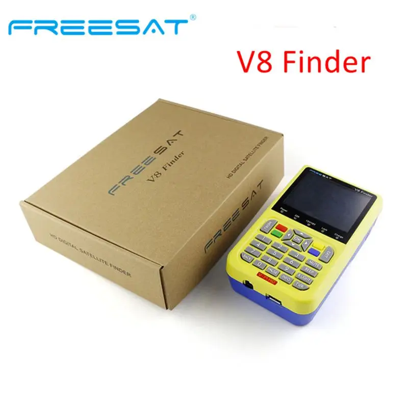 

Freesat v8 Finder DVB S2 Satellite Finder Meter Receptor Tuner Sat Finder with 3.5 LCD Dish MPEG-4 Sat Finder DVB-S2 HD Receiver