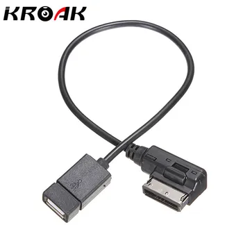 

KROAK AUX Media Interface USB Female Audio Adapter Cable AMI For Mercedes For Benz New