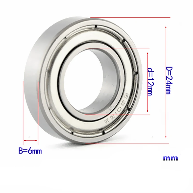 10 QTY 61901 2RS 61901 RS Sealed Thin Series Ball Bearings 12x24 6901RS