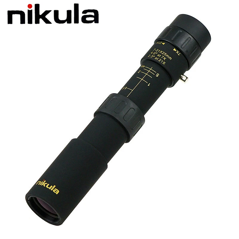 Оригинальный бинокль Nikula 10-30x25 Zoom Монокуляр Высокое качество телескоп Карманный