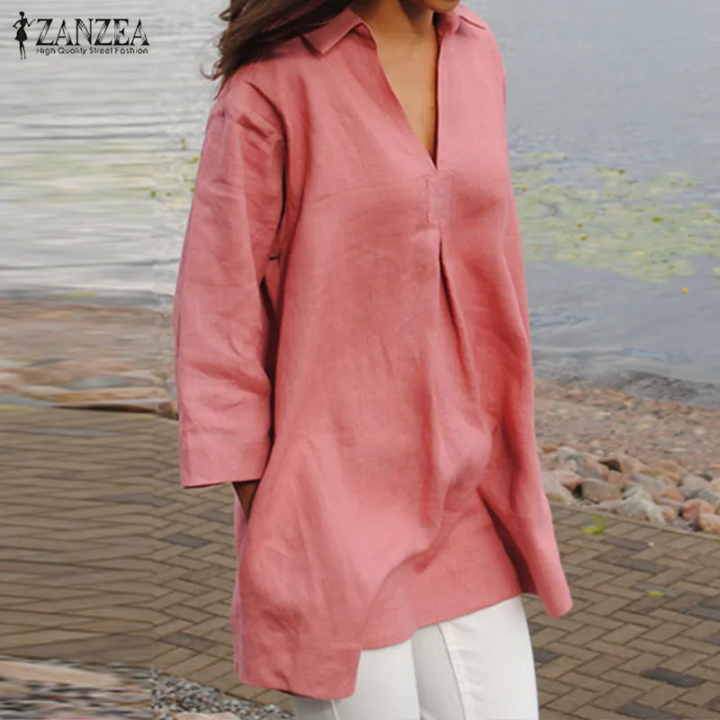 Aliexpress.com : Buy ZANZEA Oversized Cotton Shirts Women