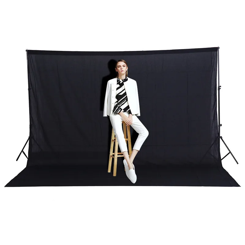 3x2 M e 10x6. 5ft Photo Studio Fundo Algodão Muslin Backdrops Fotografia Fundo Chroma Key Verde Gota Frete Grátis - Image 3