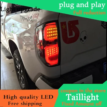 

Car Styling Smoked Black Tail Lights For Toyota Tundra 2014 2015 2016 Taillights LED Tail Light Rear Lamp DRL+Brake+Signal