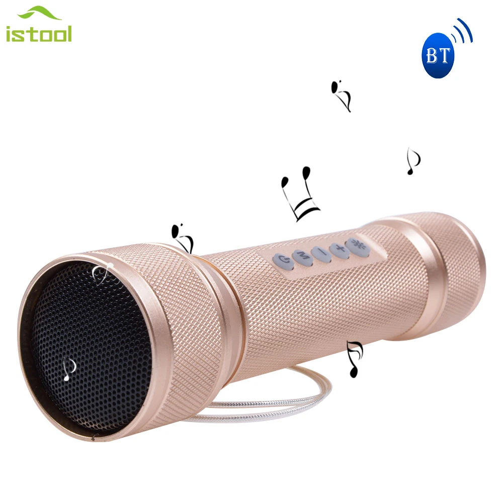 2 в 1 Bluetooth динамик светодио дный/велосипед светодиодный фонарик Поддержка TF