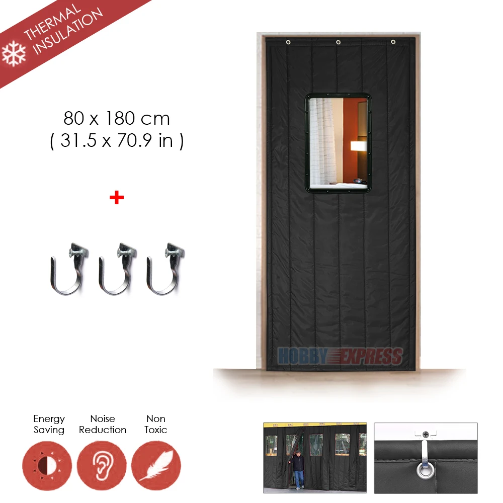 

Hobby Express Windproof Divider Insulation Door Warehouse Thermal Curtain KK1176