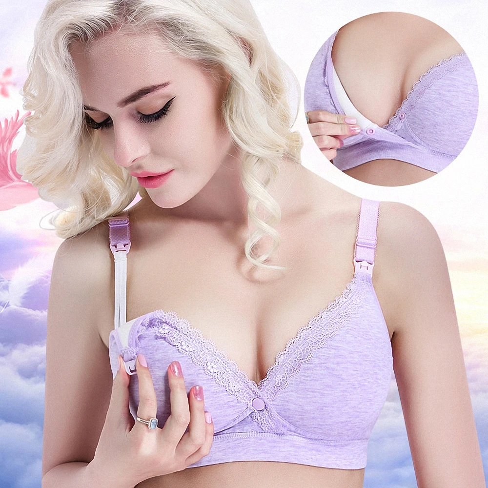 

Breast Feeding cotton Maternity bras prevent sagging for women soutien gorge allaitement Nursing Bras pregnant soft underwear