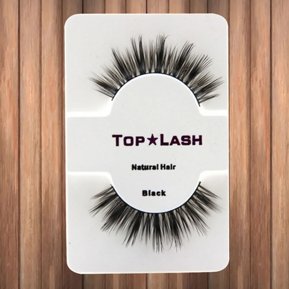 

Black Natural Long Thick Eye Lashes False Eyelashes Top Lashes Extension Makeup