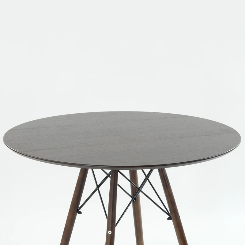 T8Sp80Brown Barneo T-8 القشرة الداخلية عشاء الجدول طاولة بار أثاث المطبخ طاولة طعام اللون البني شحن مجاني في روسيا