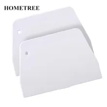 HOMETREE, 2 шт., высокое качество, DIY светильник, скребок для выпечки, нож для масла, пластиковый резак для теста для торта, кухонные инструменты для выпечки, маленький размер, H163