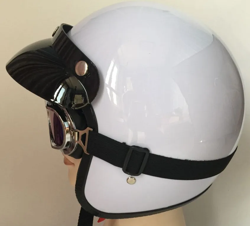 Бренд для WANLI мотоциклетный шлем с открытым лицом винтажный мотоциклетный шлем Чоппер стиль ретро шлемы для google Шлем s m l xl XXL