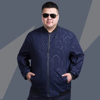 

2020 New Plus size 9XL 8XL high quality Casual Jacket Men Spring Autumn Outerwear Mandarin Collar Clothing big size