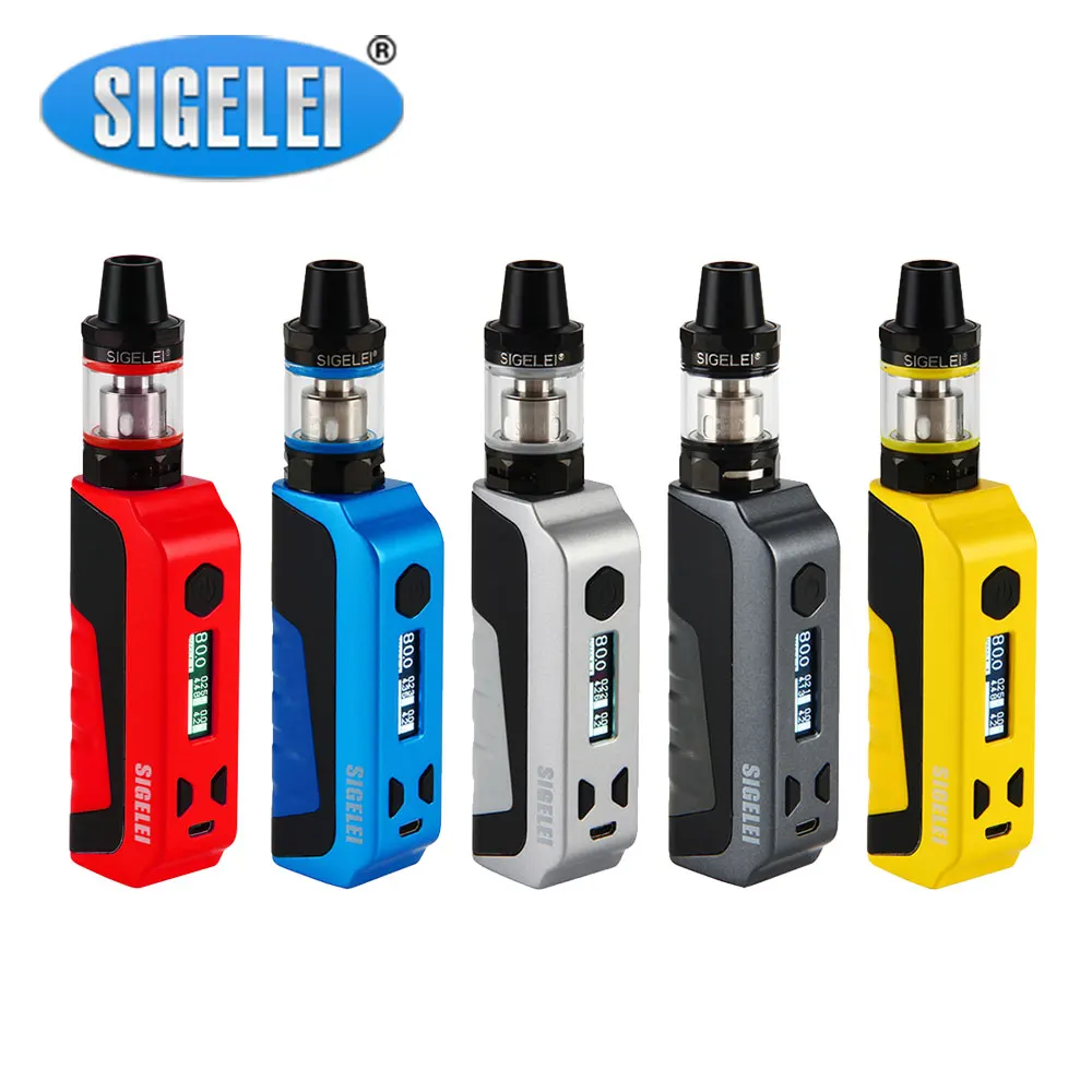 

Original 80W Sigelei E1 TC Kit with Sigelei E1 MOD & SM2-H Tank 2ml Capacity Atomizer No 18650 Battery E-cigarettes Starter Kit