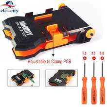 Регулируемый держатель для ремонта с фиксированным экраном, держатель для ремонта смартфона для 5,5 дюймового телефона, рабочая арматура и зажим для держателя печатной платы