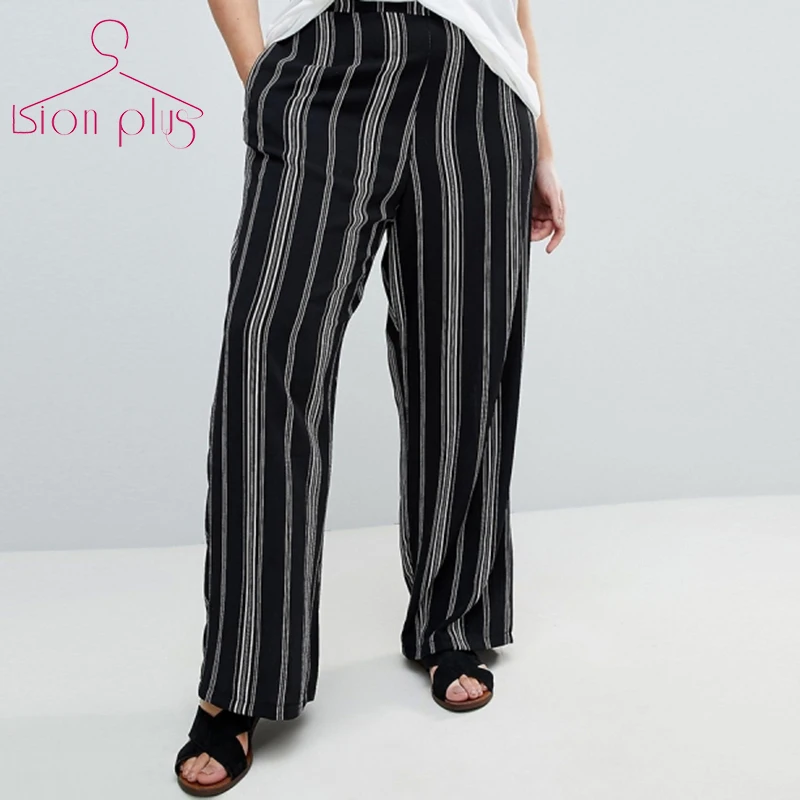 high waist plus size pants