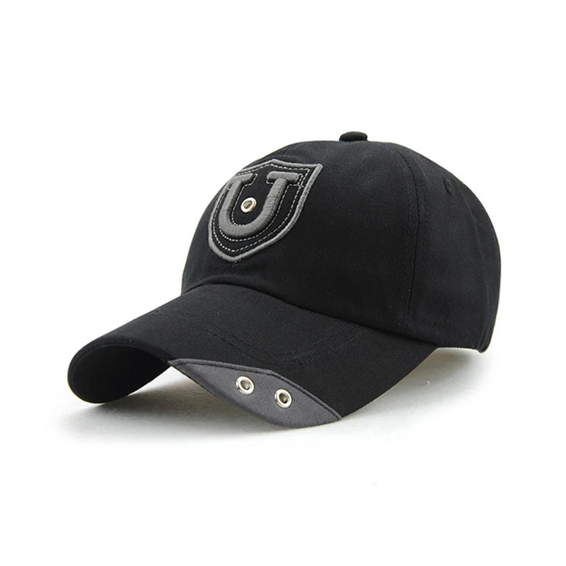 Negro Gorras de béisbol para hombres mujeres Cap gorras beisbol gorra beisbol hombre papá verano estilo hueso ABA reta a estrenar