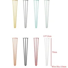 4 шт./лот H70cm шпилька металлическая ножка для стола стол чай кофе бар сырье Черный Белый Золотой Серебряный Зеленый Синий лак Северная Европа