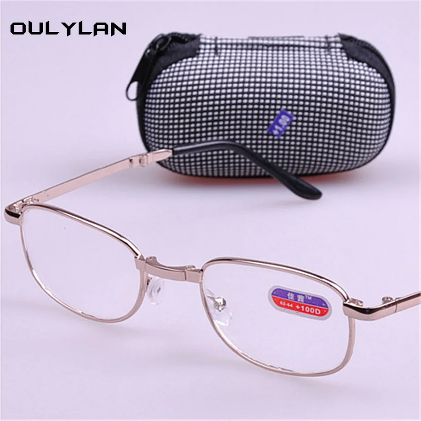 Oulylan классические очки унисекс, складные очки для чтения, мужские и женские очки для чтения с коробкой, складные очки для пресбиопии 1,0 2,0 3,0 3,5