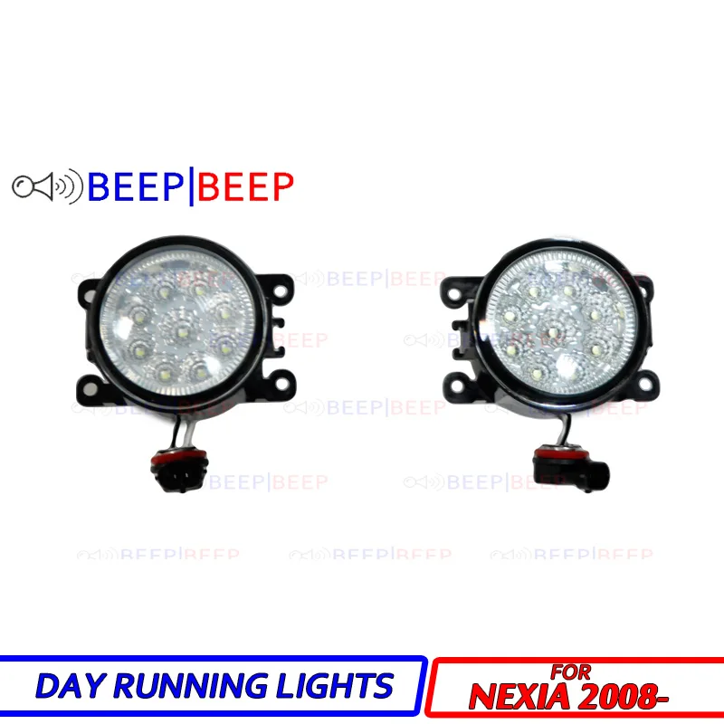 Для Daewoo Nexia 2008 2015 DRL Дневной Бег светильник светодиодный тумана s Тюнинг