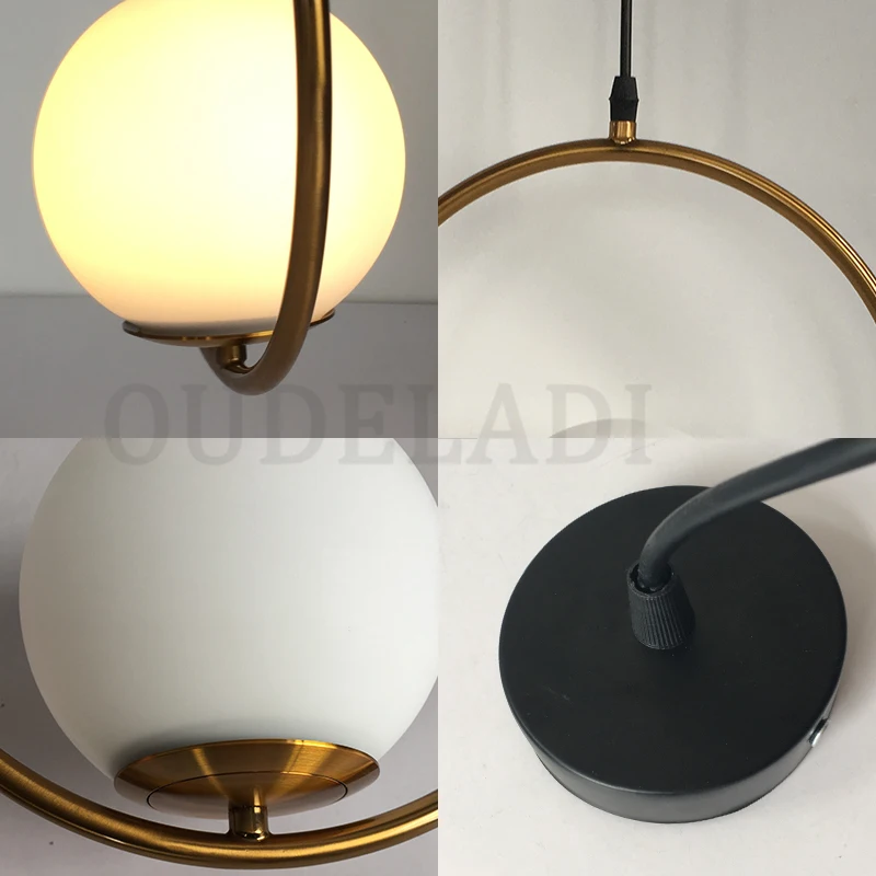 Luces colgantes globo redondo dorado Bar restaurante cocina accesorios bola de cristal lámparas colgantes lámpara colgante lamparas luminaria avize Luces colgantes globo redondo dorado Bar restaurante cocina accesorios bola de cristal lámparas colgantes lámpara colgante lamparas luminaria avize