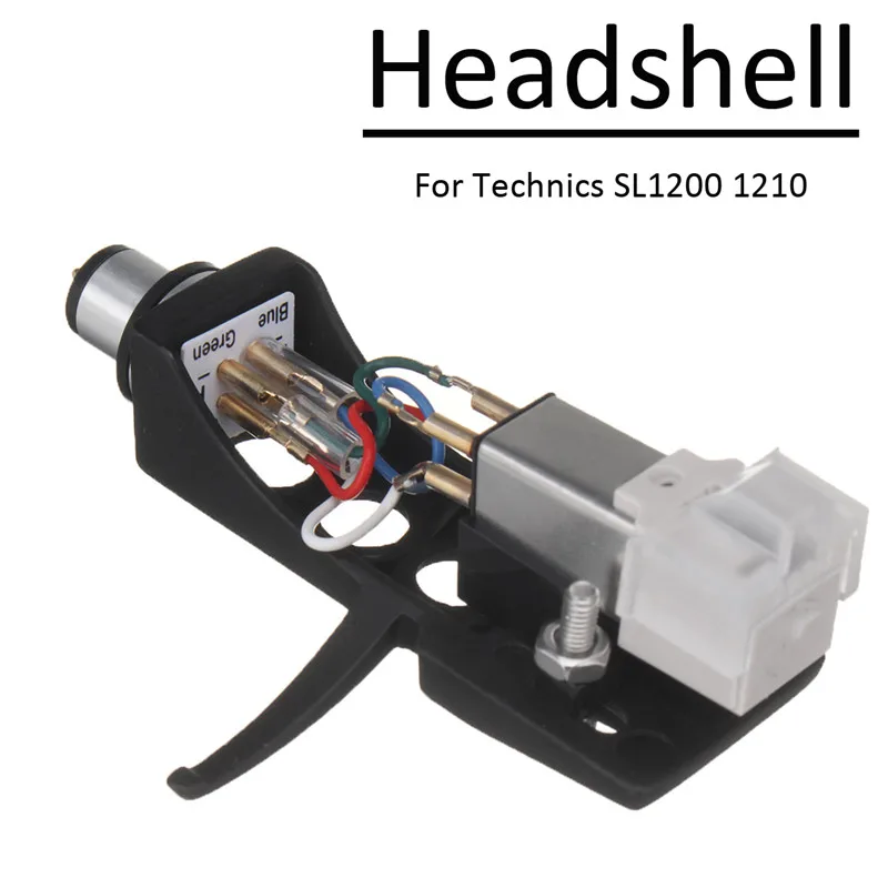 

LEORY 1Pcs Magnetic Cartridge Stylus With Turntable Headshell 4 Pin Contacts For Phonograph Turntable Gramophone For 1200 1210