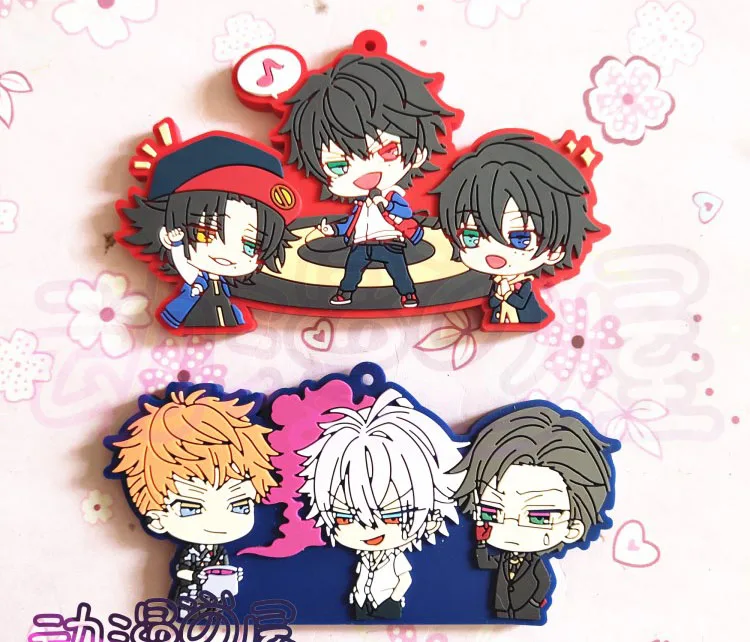 

2019 New Arrival HypnosisMic -Division Rap Battle DRB Original Japanese anime figure rubber mobile phone charms/key chain/strap