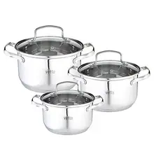 VETTA поддон для сковороды с антипригарным покрытием нож термос кухонная посуда Набор кружек высокое качество 822-125