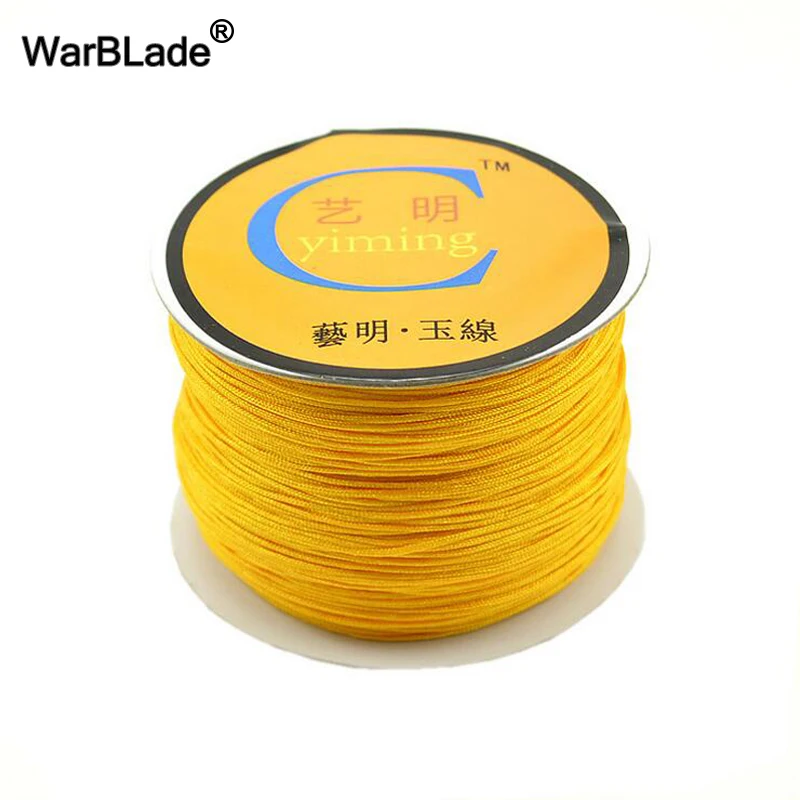 Jewelry Making Accessories 100M 0.8mm 1mm 1.5mm 2mm Cotton Cord Nylon Cord Thread String DIY Tassels Beading Braided Bracelet