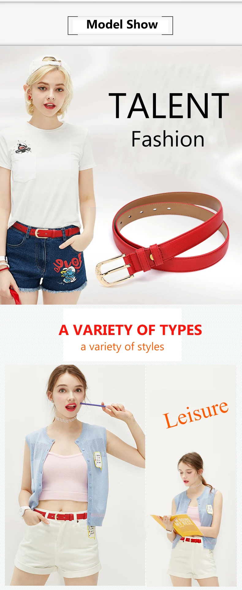 (5)Catelles Fashion Women's Belt Female Genuine Leather Designer Brand Luxury Pin Buckle Strap Ladies Woman Belts For Women Jeans
