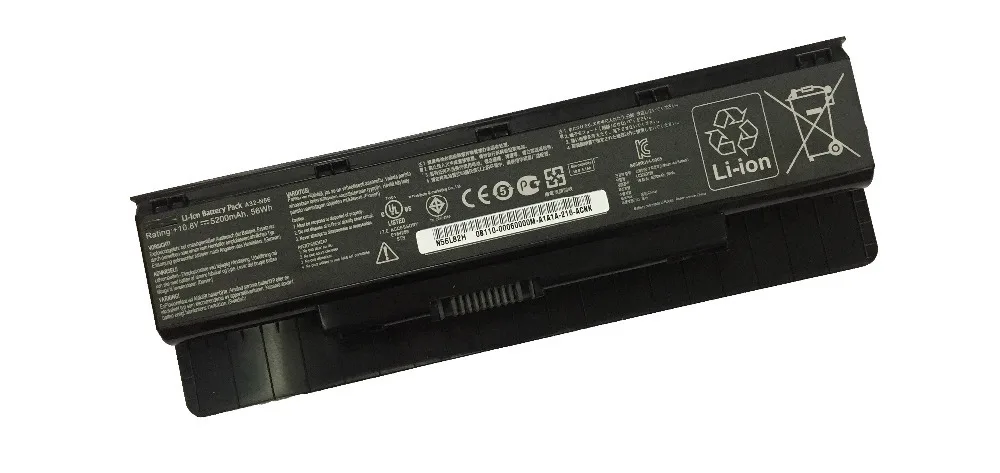 10,8 V 56WH аккумулятор для ноутбука ASUS N46 N56 N76 калибровки A32-N56 N46V N56VZ N76VM N56DY N56DP