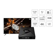 Tanix TX9 Pro Android 7.1 TV Box Amlogic S912 Octa-core CPU Set-top TV Box 3GB 32G Bluetooth 4.1 1000M LAN Smart TV Box PK X92