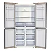 Инвертерный Холодильник HIBERG RFQ-500DX NFGY Inverter, 545 л, 4 двери, 2 камеры, А+ класс энергоэфективности, Total No Frost, LED подсветка, 2 отделения для овощей и фр... ► Фото 2/5