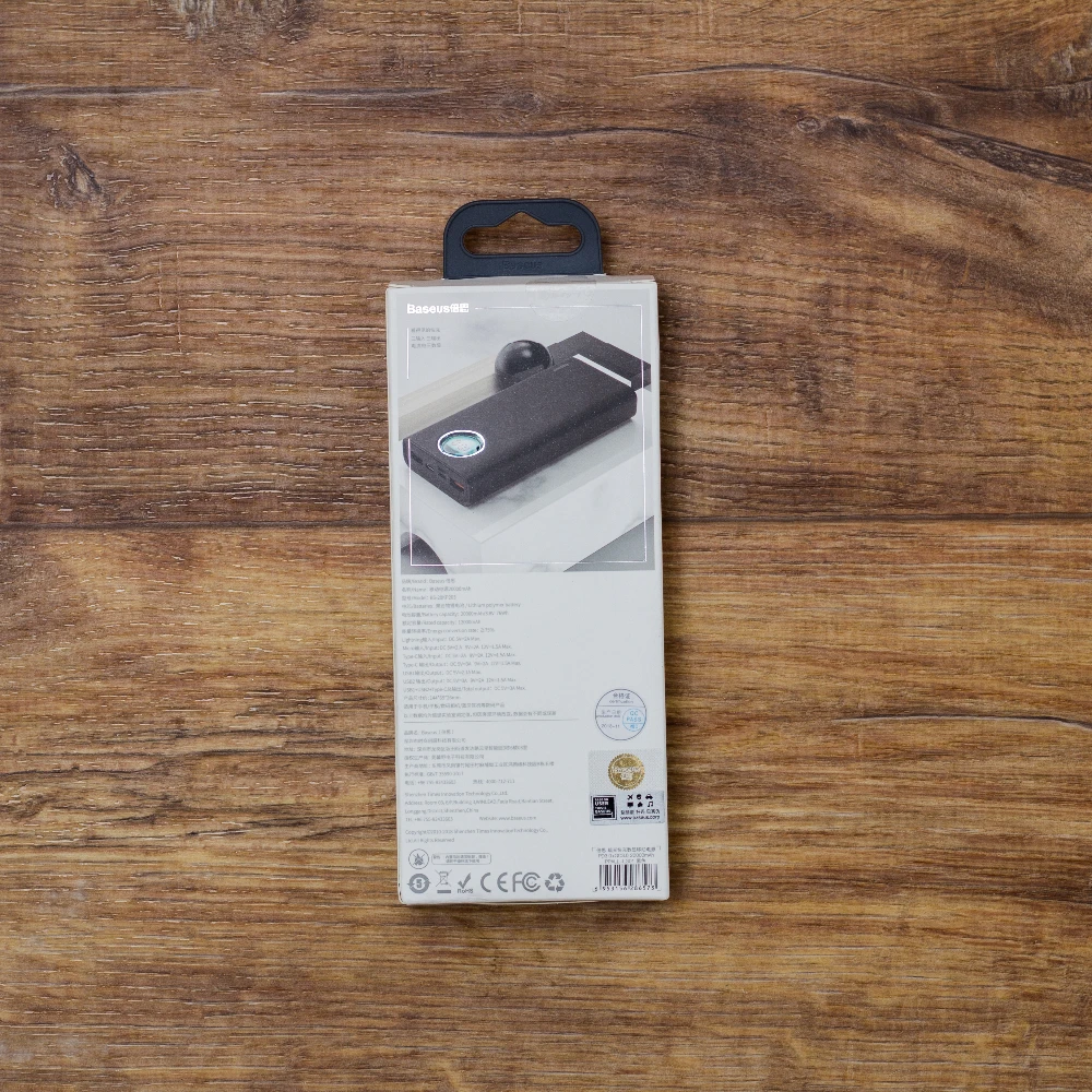 Baseus 20000 мАч Внешний аккумулятор для iPhone samsung huawei type C PD Быстрая зарядка