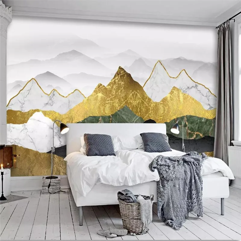 Abstract golden ink landscape art background wall professional production mural wholesale wallpaper mural poster photo wall Abstract golden ink landscape art background wall professional production mural wholesale wallpaper mural poster photo wall