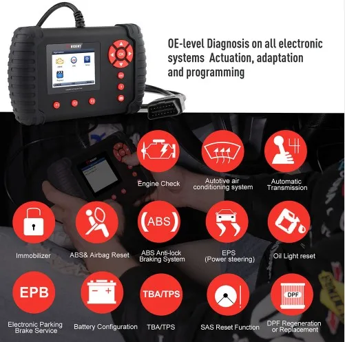 

VID ENT iLink 400 Full System Scan Tool Single Make Support ABS/SRS/EPB//DPF Regeneration/Oil Reset Update Online for Thr