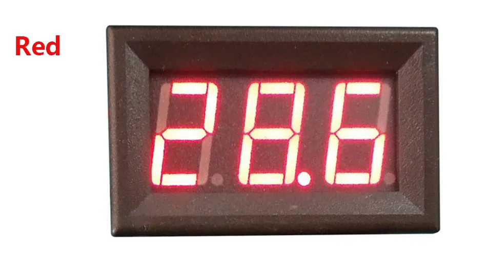 YB27 DC Voltage Meter DC 4.5-30V Two-wire LED DC Digital Voltmeter Digital Voltmeter Tester Electric Car (2)