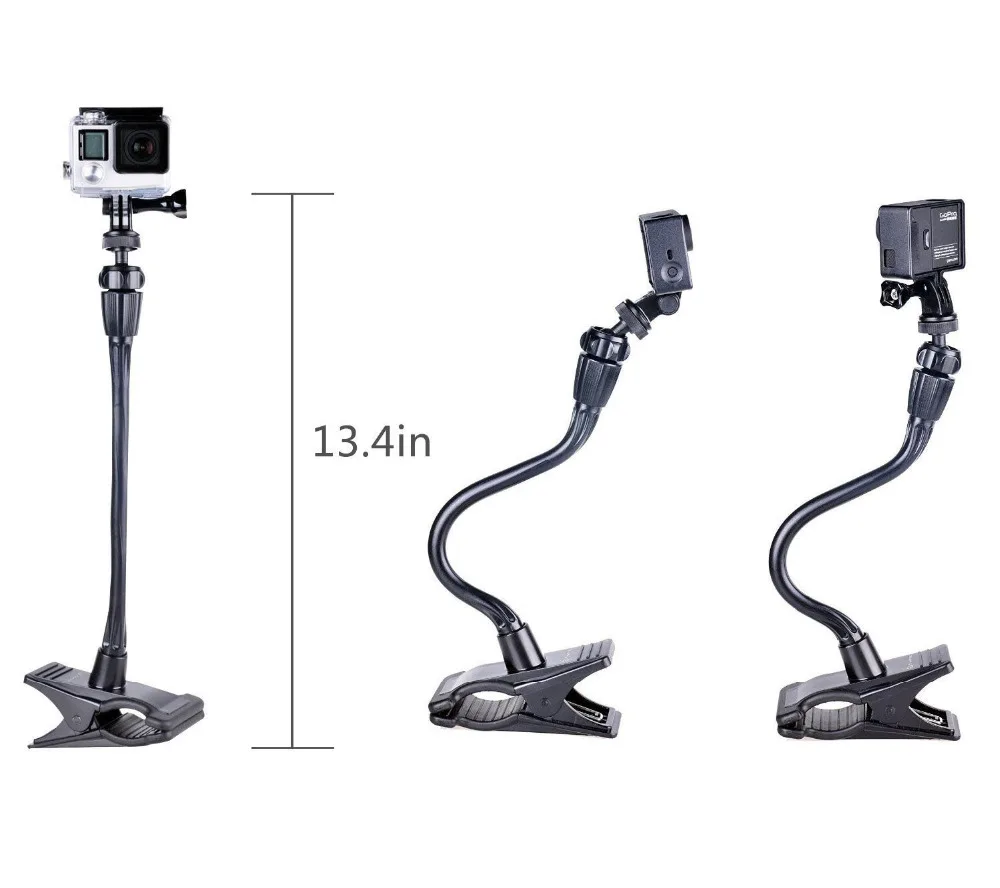 Регулируемый гибкий зажим Smatree для GoPro Hero 8 7 экшн камер Ricoh Theta S M15/DJI OSMO|for gopro