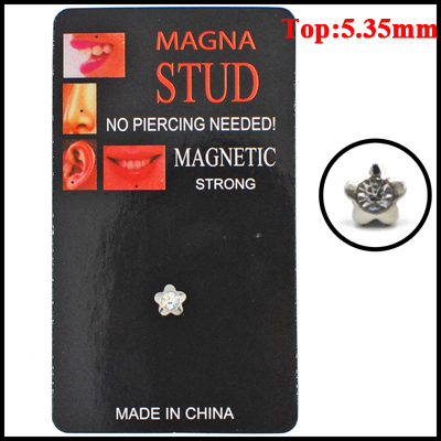 Designs  Fake Cheater Piercing Non Pierced Magnet Ear Lip Labret Nose Ring Stud Jewelry Magnetic Tunnel Plugs Earring