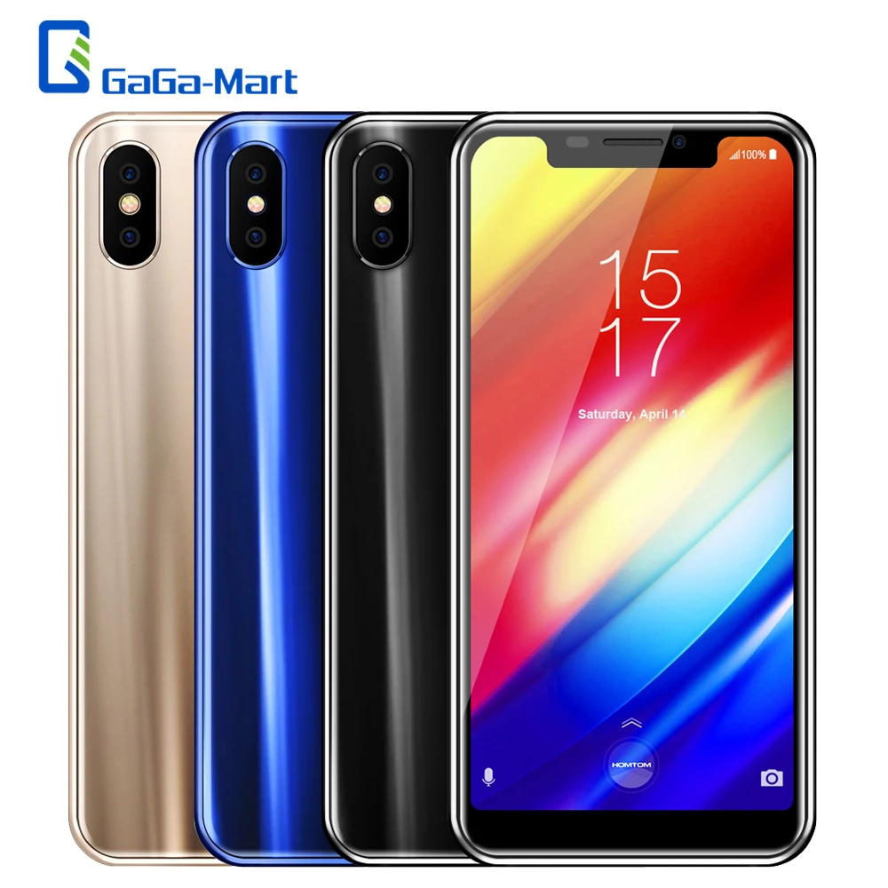 

HOMTOM H10 4GB RAM 64GB ROM Octa Core 5.85'' 4G Mobile Phone Android 8.1 Face ID MTK6750 3500mAh 16MP Side Fingerprint Cellphone