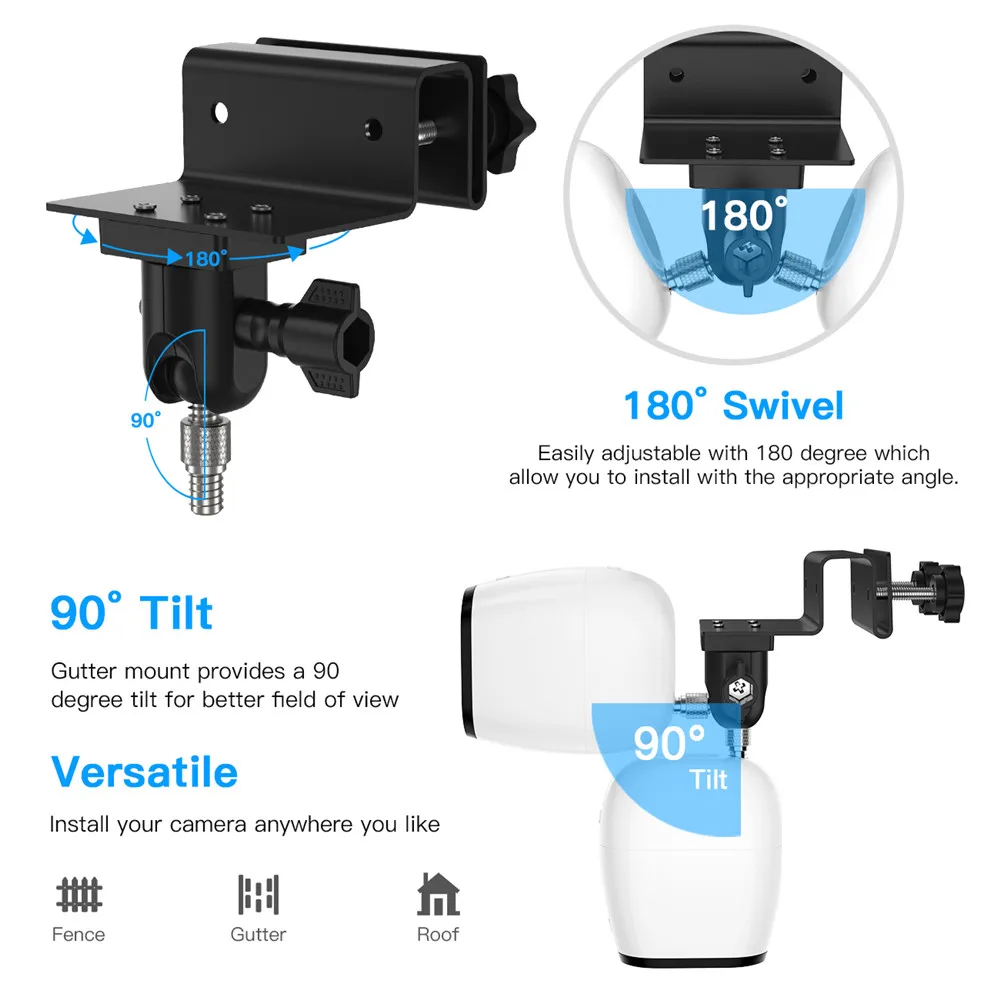 Крепление водосточной канавы для Arlo Pro 2 Ultra HD камера наружная водостойкая крыша