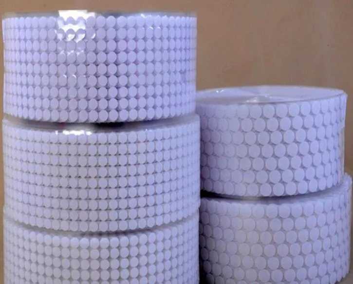 

10mm 504Pairs glue on Hooks and Loops Sticker strong self Adhesive dot Nylon waterproof Adhesive fastener tape home use