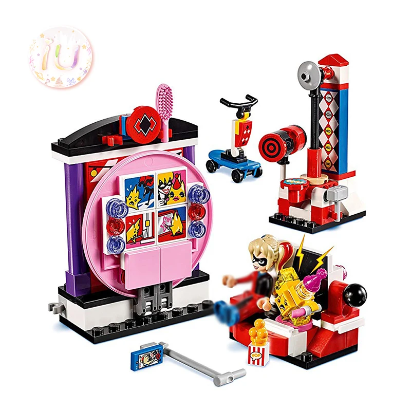 Legoings BELA 10688 супер герой девушки Харли Квинн общежития строительные блоки