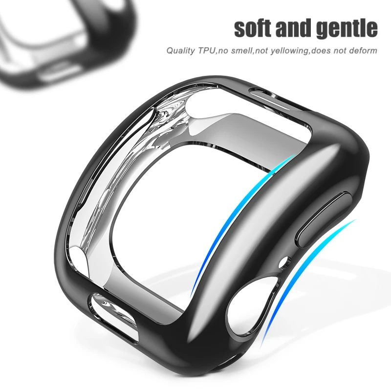 Стильный Мягкий защитный чехол HOCO для iwatch serise 4 Apple Watch цветной 40 мм 44 идеальный